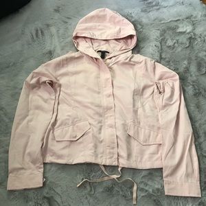 Light pink Forever 21 wind breaker